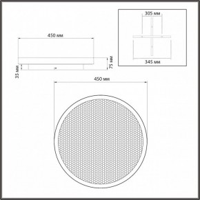 Накладной светильник Sonex Shimmers 7736/60L в Можге - mozhga.ok-mebel.com | фото 8