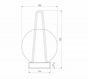 Настольная лампа декоративная Eurosvet Frasco 80507/1 синий в Можге - mozhga.ok-mebel.com | фото 2