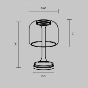 Настольная лампа декоративная Maytoni Spirito MOD286TL-L8W3K в Можге - mozhga.ok-mebel.com | фото 4