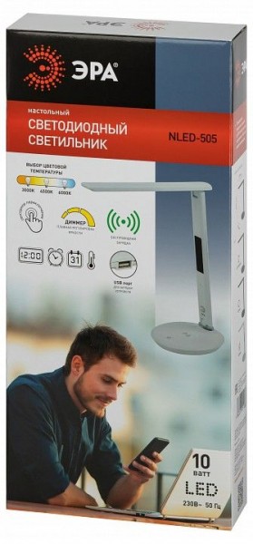 Настольная лампа офисная Эра  NLED-505-10W-W в Можге - mozhga.ok-mebel.com | фото 5