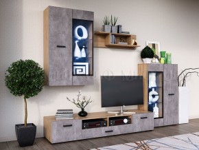 Нэнси New Полка навесная (ЛДСП) Сонома в Можге - mozhga.ok-mebel.com | фото 2