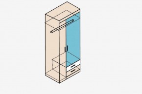 НИКА Н10з Шкаф для одежды в Можге - mozhga.ok-mebel.com | фото 4