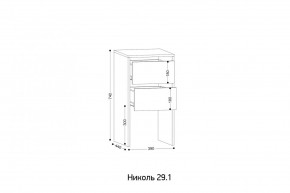 НИКОЛЬ 25 Шкаф 5-ти створчатый в Можге - mozhga.ok-mebel.com | фото 7