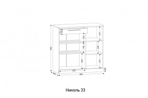 НИКОЛЬ 33 Тумба для обуви в Можге - mozhga.ok-mebel.com | фото 2