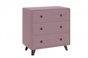 НИКОЛЬ Комод 3 ящика (розовый) в Можге - mozhga.ok-mebel.com | фото