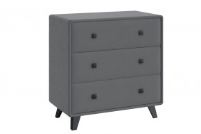 НИКОЛЬ Комод 3 ящика (серый) в Можге - mozhga.ok-mebel.com | фото