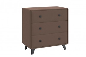 НИКОЛЬ Комод 3 ящика (шоколад) в Можге - mozhga.ok-mebel.com | фото