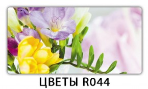 Обеденный раздвижной стол Бриз с фотопечатью Цветы R044 в Можге - mozhga.ok-mebel.com | фото 11