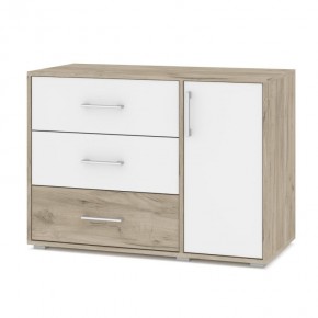 ОЛИВИЯ О63 Комод (дуб серый/белый) в Можге - mozhga.ok-mebel.com | фото