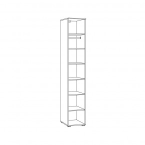 ОСТИН Прихожая (модульная) графит в Можге - mozhga.ok-mebel.com | фото 11