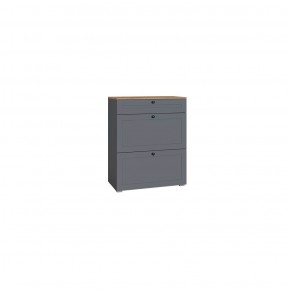 ОСТИН Прихожая (модульная) графит в Можге - mozhga.ok-mebel.com | фото 4