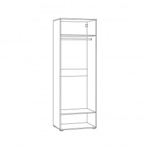 ОСТИН Прихожая (модульная) графит в Можге - mozhga.ok-mebel.com | фото 9