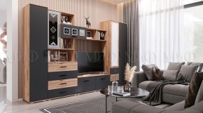 Пенал Белла (Сандал, Графит/Дуб крафт) в Можге - mozhga.ok-mebel.com | фото 5