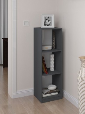 Пенал открытый мини Дублин (Графит) в Можге - mozhga.ok-mebel.com | фото 2