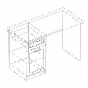 Письменный стол "ДА-07" Александрия в Можге - mozhga.ok-mebel.com | фото 2
