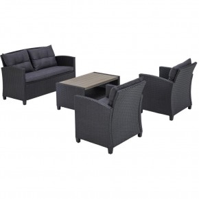 Плетеный комплект мебелис диваном AFM-804G Dark Grey в Можге - mozhga.ok-mebel.com | фото 3