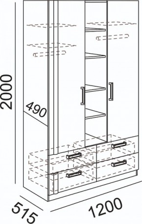 Подростковая Волкер (модульная) в Можге - mozhga.ok-mebel.com | фото 7