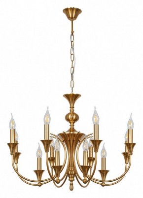 Подвесная люстра Arte Lamp Collinetta A4094LM-12PB в Можге - mozhga.ok-mebel.com | фото 2
