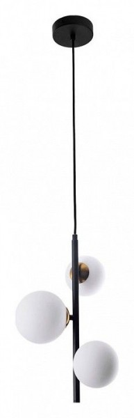 Подвесная люстра Arte Lamp Gemini A2243SP-3BK в Можге - mozhga.ok-mebel.com | фото 2