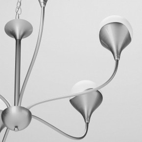 Подвесная люстра Eurosvet Calyx 60169/6 никель в Можге - mozhga.ok-mebel.com | фото 5