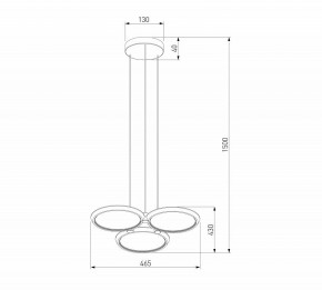 Подвесная люстра Eurosvet Crespella 90034/3 золото в Можге - mozhga.ok-mebel.com | фото 5