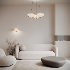 Подвесная люстра Eurosvet Emisfero 50083/3 LED золото в Можге - mozhga.ok-mebel.com | фото 4