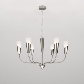 Подвесная люстра Eurosvet Rhyton 60167/6 никель в Можге - mozhga.ok-mebel.com | фото
