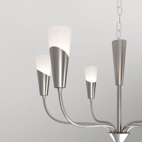 Подвесная люстра Eurosvet Rhyton 60167/6 никель в Можге - mozhga.ok-mebel.com | фото 7