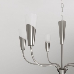 Подвесная люстра Eurosvet Rhyton 60167/6 никель в Можге - mozhga.ok-mebel.com | фото 8