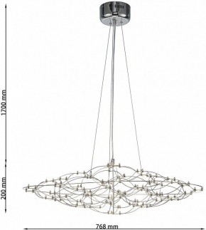 Подвесная люстра Favourite Thinner 4305-8P в Можге - mozhga.ok-mebel.com | фото 5