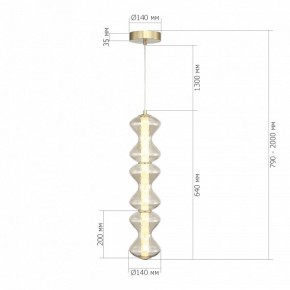 Подвесная люстра ST-Luce SPINE SL6136.213.01 в Можге - mozhga.ok-mebel.com | фото 4