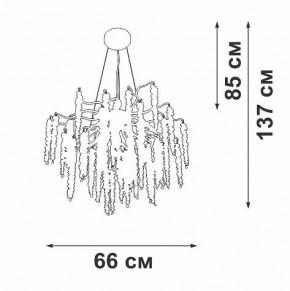 Подвесная люстра Vitaluce V28551 V28551-9/7S в Можге - mozhga.ok-mebel.com | фото 5