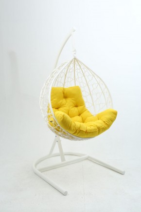 Подвесное кресло Бароло (белый/желтый) в Можге - mozhga.ok-mebel.com | фото