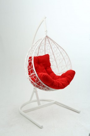 Подвесное кресло Бароло (белый/красный) в Можге - mozhga.ok-mebel.com | фото