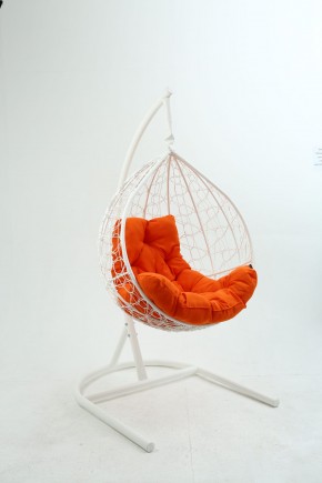 Подвесное кресло Бароло (белый/оранжевый) в Можге - mozhga.ok-mebel.com | фото
