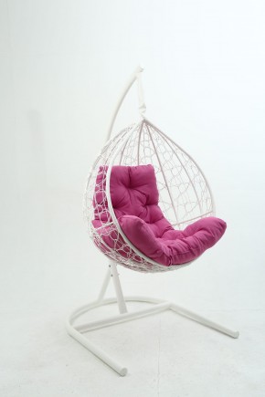 Подвесное кресло Бароло (белый/розовый) в Можге - mozhga.ok-mebel.com | фото