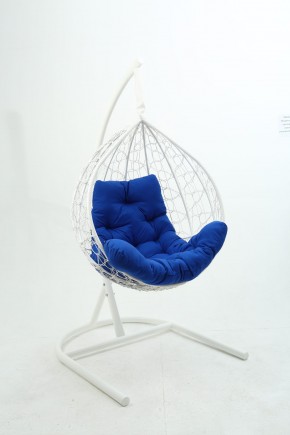 Подвесное кресло Бароло (белый/синий) в Можге - mozhga.ok-mebel.com | фото