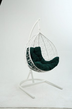 Подвесное кресло Бароло (белый/зеленый) в Можге - mozhga.ok-mebel.com | фото
