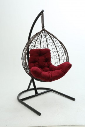 Подвесное кресло Бароло (коричневый/бордо) в Можге - mozhga.ok-mebel.com | фото
