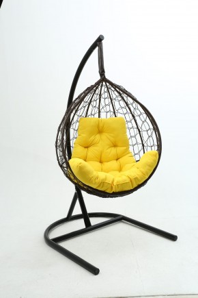Подвесное кресло Бароло (коричневый/желтый) в Можге - mozhga.ok-mebel.com | фото
