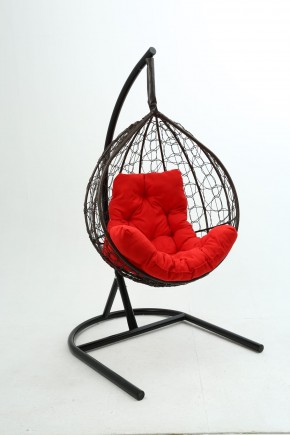 Подвесное кресло Бароло (коричневый/красный) в Можге - mozhga.ok-mebel.com | фото