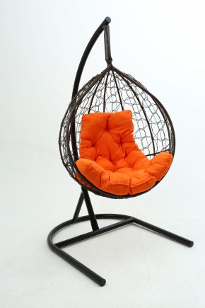 Подвесное кресло Бароло (коричневый/оранжевый) в Можге - mozhga.ok-mebel.com | фото