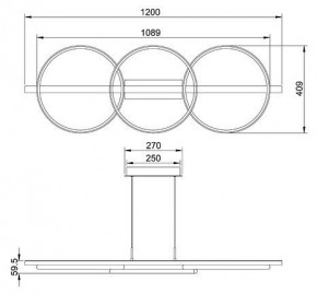 Подвесной светильник Arte Lamp Fluido A3913SP-24BK в Можге - mozhga.ok-mebel.com | фото 3