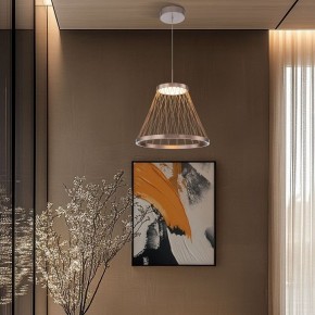 Подвесной светильник Eurosvet Cesta 40016/1 LED коричневый в Можге - mozhga.ok-mebel.com | фото 4