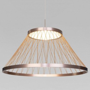 Подвесной светильник Eurosvet Cesta 40017/1 LED коричневый в Можге - mozhga.ok-mebel.com | фото