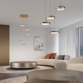 Подвесной светильник Eurosvet Crespella 90034/6 золото в Можге - mozhga.ok-mebel.com | фото 4