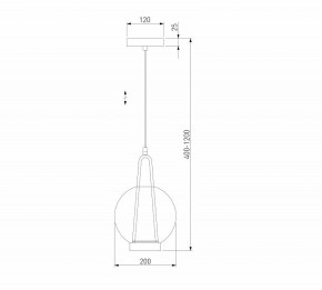Подвесной светильник Eurosvet Frasco 50267/1 LED черный в Можге - mozhga.ok-mebel.com | фото 4