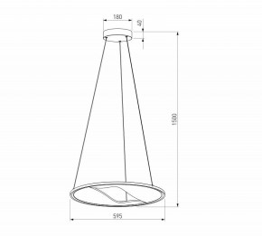 Подвесной светильник Eurosvet Occhio 40027/1 LED серый в Можге - mozhga.ok-mebel.com | фото 5