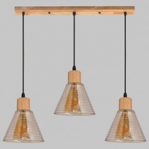 Подвесной светильник Imex MD.5870 MD.5870-3-P-WOOD+BK в Можге - mozhga.ok-mebel.com | фото