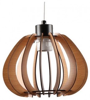 Подвесной светильник Imex MD.9012 MD.9012-1-P-BK+WOOD в Можге - mozhga.ok-mebel.com | фото